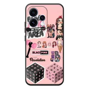 Чехлы с картинкой для OPPO Reno 15 (BLACK PINK коллаж)