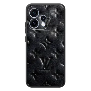 Текстурний Чохол Louis Vuitton для
OPPO Рено 15 (Чорний ЛВ)
