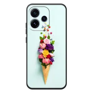 Чохли з тематикою "КВІТИ" на OPPO Reno 15 (Квітка-морозиво)