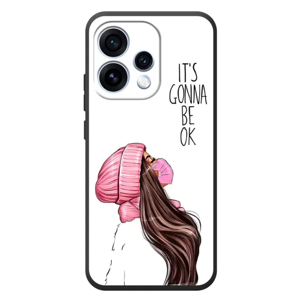 Чехол с рисунком «Девушка в маске» для OPPO Reno 15 Чехол с рисунком «Девушка в маске» для OPPO Reno 15