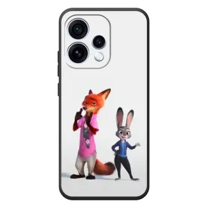 Силиконовый чехол с принтом Зоотрополіс для OPPO Reno 15 (Джуди и Ник)
