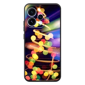 Чехол Новогодняя Елка на OPPO Reno 15 (Гирлянды)