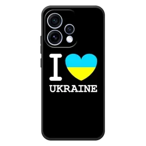 Чехол с Украинской символикой на Оक्षा Рено 15 (I Love Ukraine)