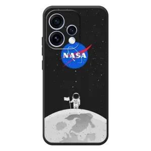 Силиконовый бампер с принтом "Наса" на OPPO Reno 15 (Космонавт NASA)