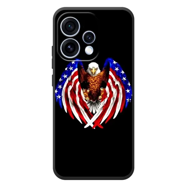 Чехол с рисунком «Крылья США» для OPPO Reno 15 Чехол с рисунком «Крылья США» для OPPO Reno 15