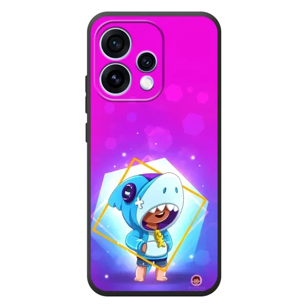 Чехол с рисунком «Леон в костюме Акулы» для OPPO Reno 15