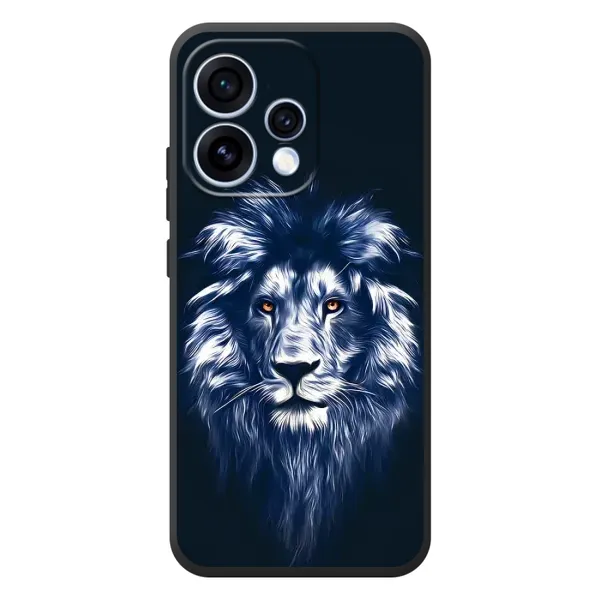 Чехол с рисунком «Лев - синий» для OPPO Reno 15 Чехол с рисунком «Лев - синий» для OPPO Reno 15