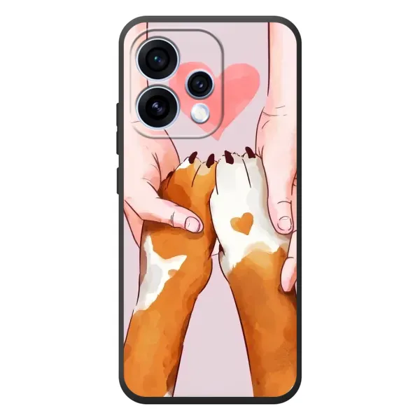 Чехол с рисунком «Любовь к собакам» для OPPO Reno 15