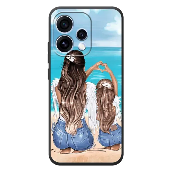 Чехол с рисунком «Мама и дочь» для OPPO Reno 15 Чехол с рисунком «Мама и дочь» для OPPO Reno 15