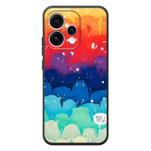 Силіконовий чохол з котиком для OPPO Reno 15 (Mew)