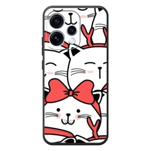 Бампер з зображенням Котиків для
OPPO Рено 15 (Новорічні котики)