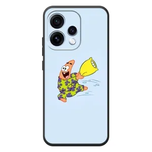 Чехлы с Патриком на OPPO Reno 15 (Патрик с подушкой)