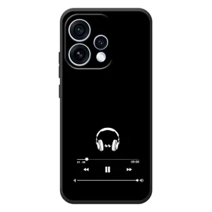 Чохол з картинками на чорному фоні для OPPO Reno 15 (Плеєр)
