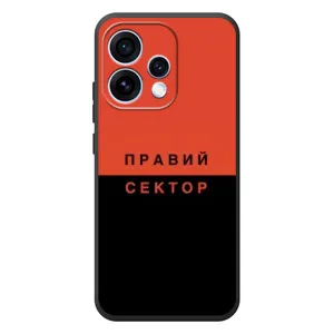 Чехлы УПА (Красно-Чёрный) на OPPO Reno 15 (Правый Серктор)