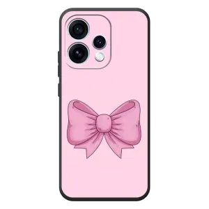 Чехол банты для OPPO Reno 15 (Розовый бантик)