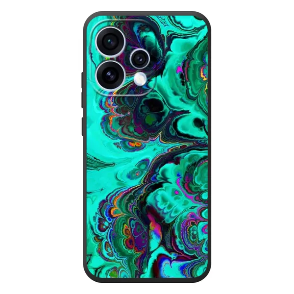 Чехол с рисунком «Салатный мрамор» для OPPO Reno 15 Чехол с рисунком «Салатный мрамор» для OPPO Reno 15