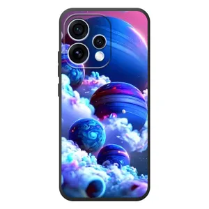 Чехлы КОСМОС для OPPO Reno 15 (Синие планеты)