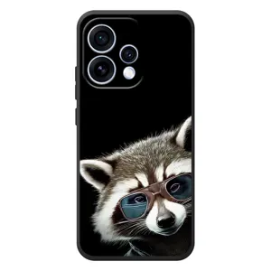 Силіконовий Чохол з Энотами на OPPO Reno 15 (Стильний Єнот)