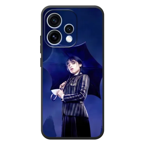 Чехол с рисунком «Уэнсдей с зонтом» для OPPO Reno 15 Чехол с рисунком «Уэнсдей с зонтом» для OPPO Reno 15