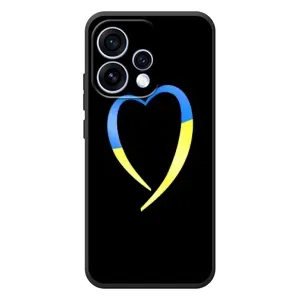 Силиконовый Чехол на OPPO Reno 15 (Я-Украина) (Украинское сердце)