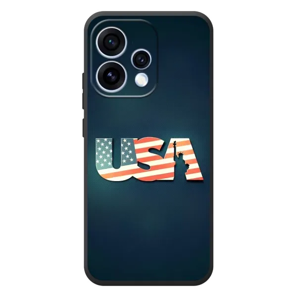 Чехол с рисунком «USA» для OPPO Reno 15 Чехол с рисунком «USA» для OPPO Reno 15