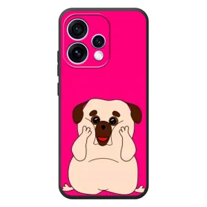 Чохол (ТПУ) Милі песики для OPPO Reno 15 (Веселий Мопсік)