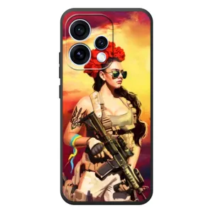 ЗСУ Чехлы (TPU) для OPPO Reno 15 (Женщина солдат)