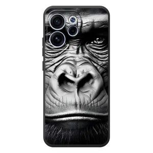 Чохли з Горилою на OPPO Ꙇeno 15F (Чорна мавпа)