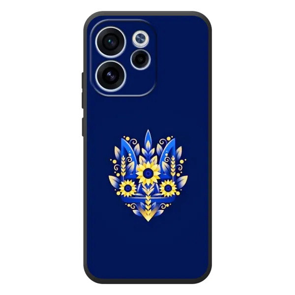 Чехол с рисунком «Цветущий Герб» для OPPO Reno 15F