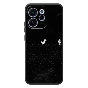 Чохол для програміста на OPPO Ꙇeno 15F (Динозаврик)