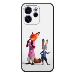 Силиконовый чехол с принтом Зоотрополіс для OPPO Reno 15F (Джуди и Ник)