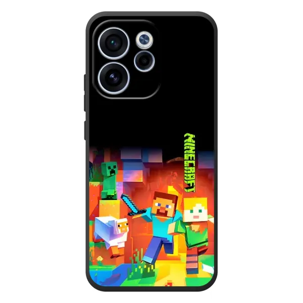 Чехол с рисунком «Герой Майнкрафт» для OPPO Reno 15F