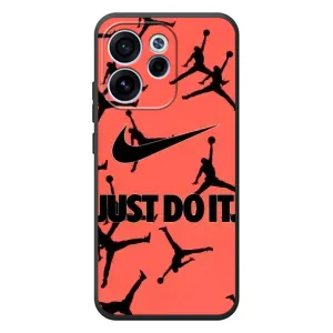 Силіконовый Чохол Nike Air Jordan на OPPO Ꙇeno 15F (Just Do It)