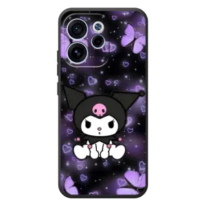 Чехол с персонажем Куроми на OPPO Reno 15F (Куроми на черном)
