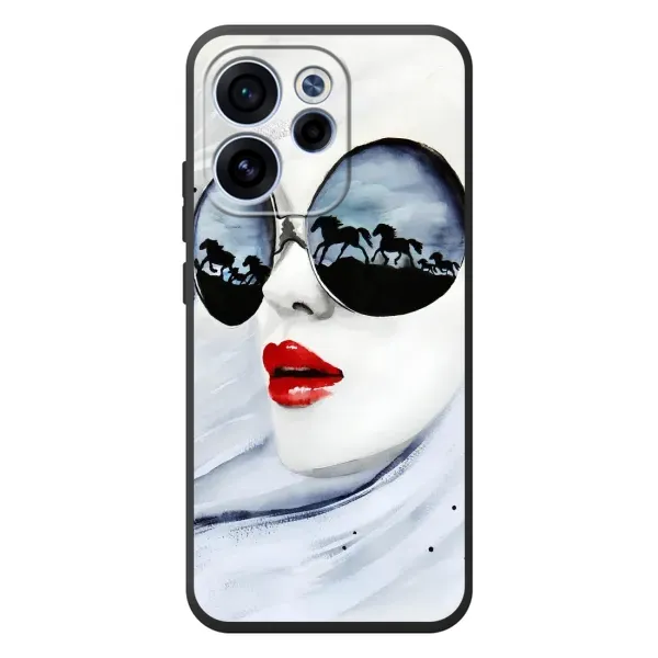 Чехол с рисунком «Любительница коней» для OPPO Reno 15F Чехол с рисунком «Любительница коней» для OPPO Reno 15F