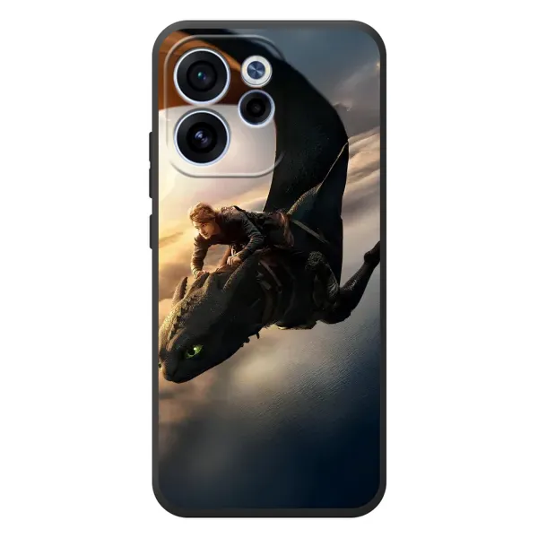 Чехол с рисунком «Полет Беззубика» для OPPO Reno 15F