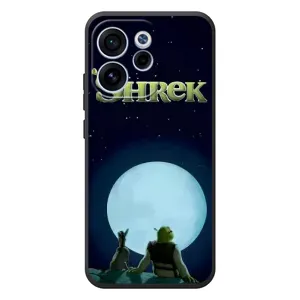 Печатный чехол с принтом Шрек для OPPO Reno 15F (Шрек на луне)