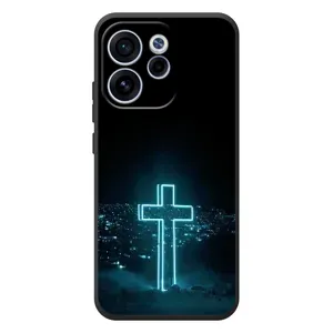 Чехлы для OPPO Рено 15F (Крест Иисуса) (Яркий Крест)