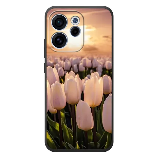 Чехол с рисунком «Закат с цветами» для OPPO Reno 15F Чехол с рисунком «Закат с цветами» для OPPO Reno 15F