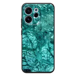 Чохли з тематикою "Мрамор" на OPPO Ꙇeno 15F (Зелений мрамор)