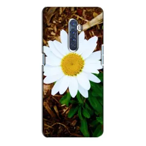 Чохол з ромашками на Oppo Reno 2 (Біла ромашка)