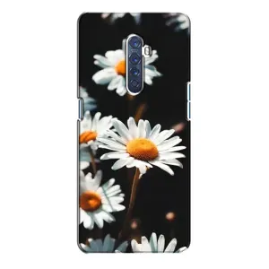 Чохол з ромашками на Oppo Reno 2 (Білі ромашки)