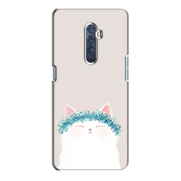 Чехол с рисунком «Белый котик» для OPPO Reno 2 Чехол с рисунком «Белый котик» для OPPO Reno 2