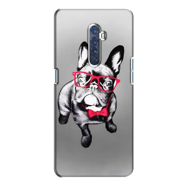 Чехол с рисунком «Бульдог в очках» для OPPO Reno 2 Чехол с рисунком «Бульдог в очках» для OPPO Reno 2
