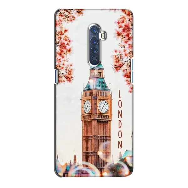Чехол с рисунком «Часы Лондон» для OPPO Reno 2