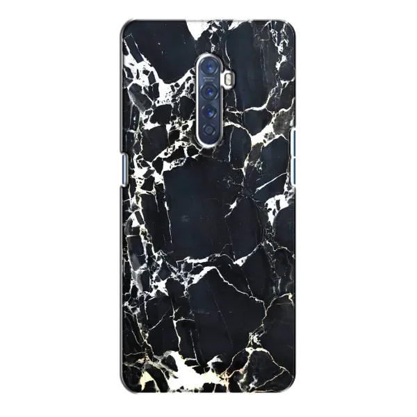 Чехол с рисунком «Чёрный мрамор» для OPPO Reno 2 Чехол с рисунком «Чёрный мрамор» для OPPO Reno 2