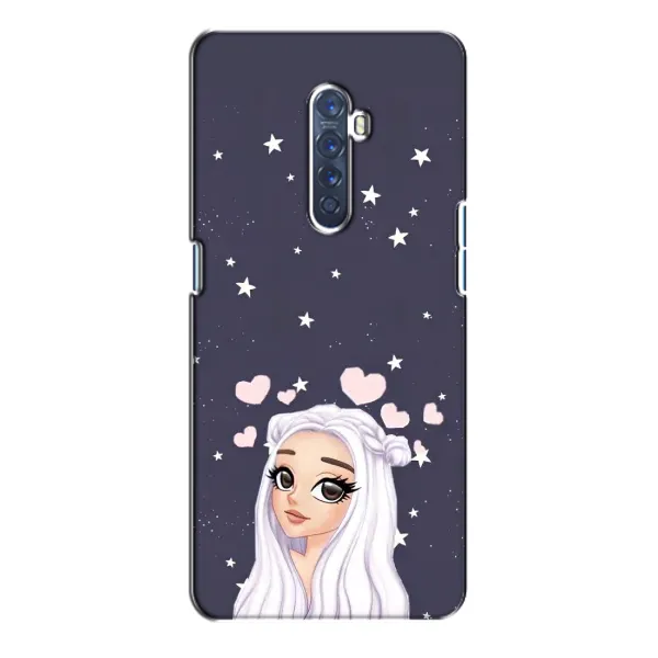 Чехол с рисунком «Девушка и сердечки» для OPPO Reno 2 Чехол с рисунком «Девушка и сердечки» для OPPO Reno 2