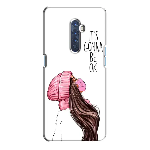 Чехол с рисунком «Девушка в маске» для OPPO Reno 2 Чехол с рисунком «Девушка в маске» для OPPO Reno 2