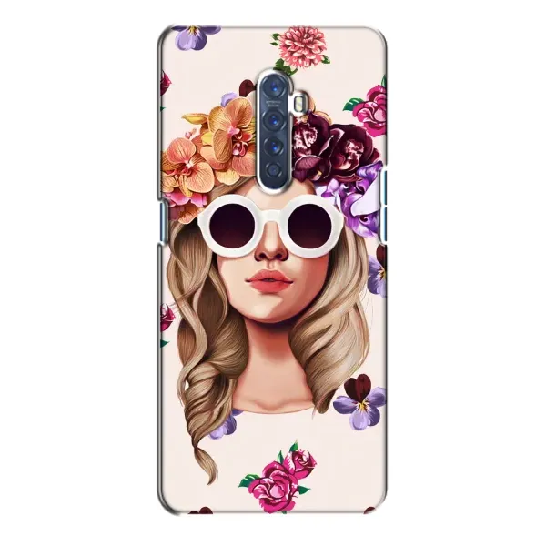 Чехол с рисунком «Девушка в очках» для OPPO Reno 2 Чехол с рисунком «Девушка в очках» для OPPO Reno 2