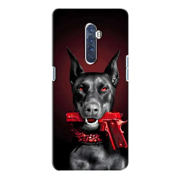 Чехол с рисунком «Доберман злой» для OPPO Reno 2 Чехол с рисунком «Доберман злой» для OPPO Reno 2